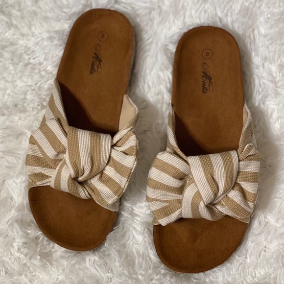 🎀Striped Bow Sandal🎀 - Picture 2 of 5
